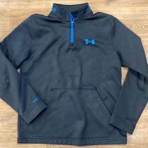 Under Armour cold gear half zip sweatshirt boys large